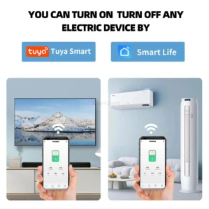 63A 1P+N WIFI Smart Breaker Energy Meter Circuit Breaker Timer Relay smartlife for geyser, home, ac, heater, distribution box with ac