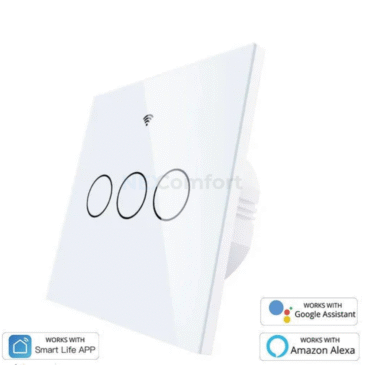 3 Gang WiFi Touch Panel