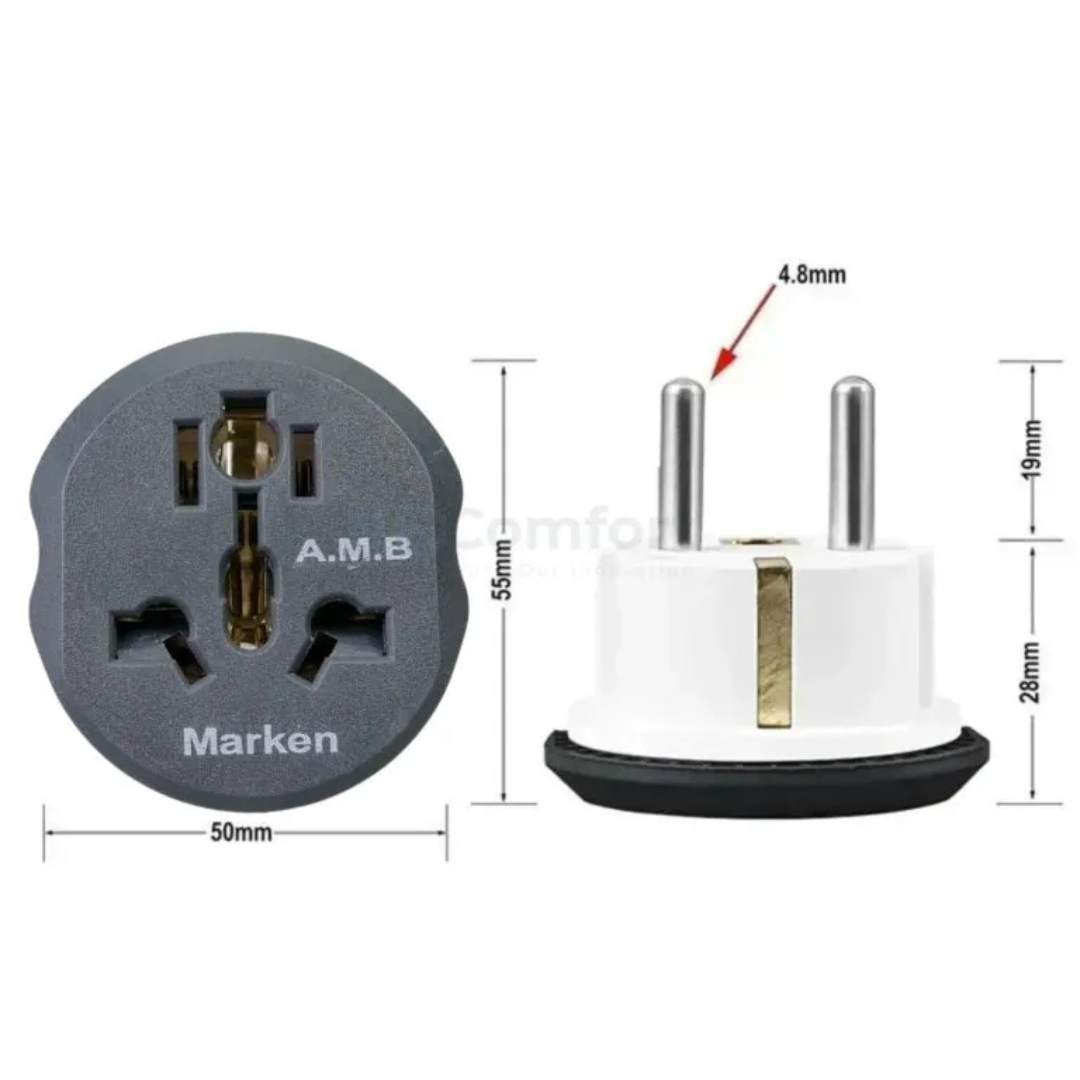 16A Universal Travel Adapter