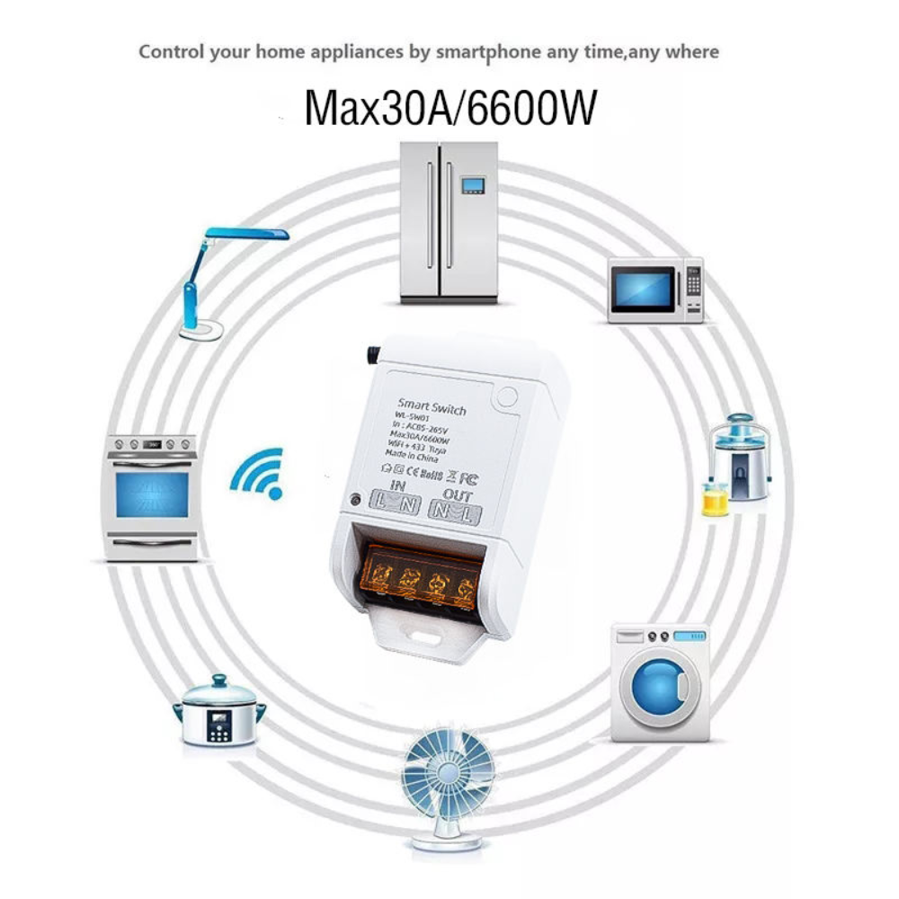 30A Smart Power Monitor Switch