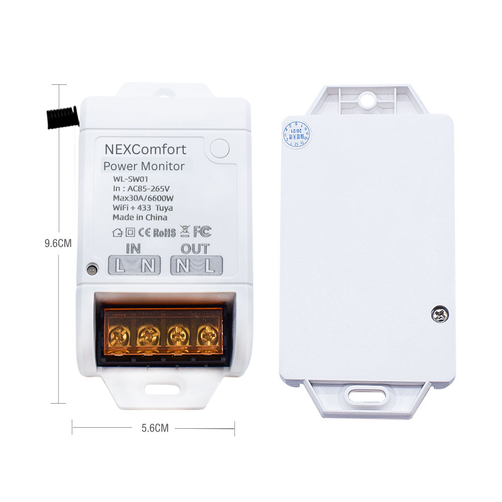 30A Smart Power Monitor Switch β High-Power Appliances, Alexa & Google Home Compatible 9 30A Smart Power Monitor Switch