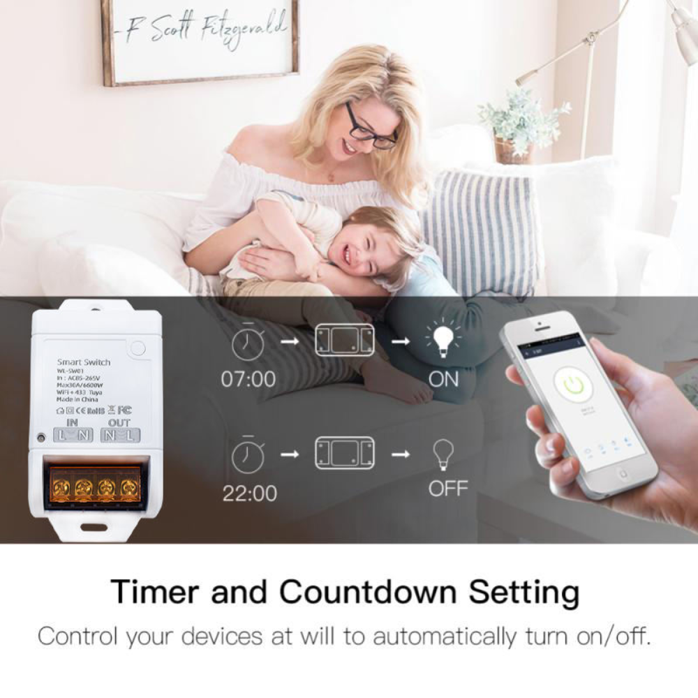 30A Smart Power Monitor Switch