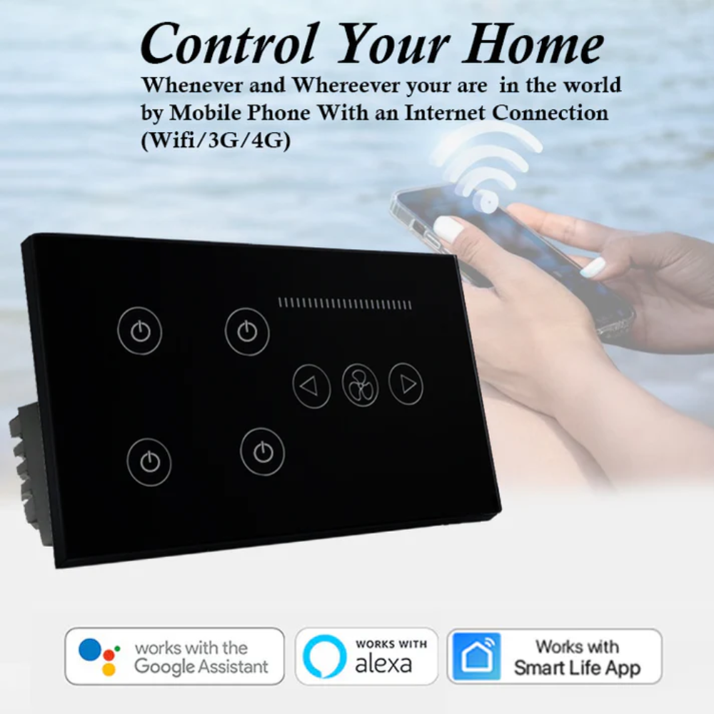 4 Gang Fan Dimmer Switch