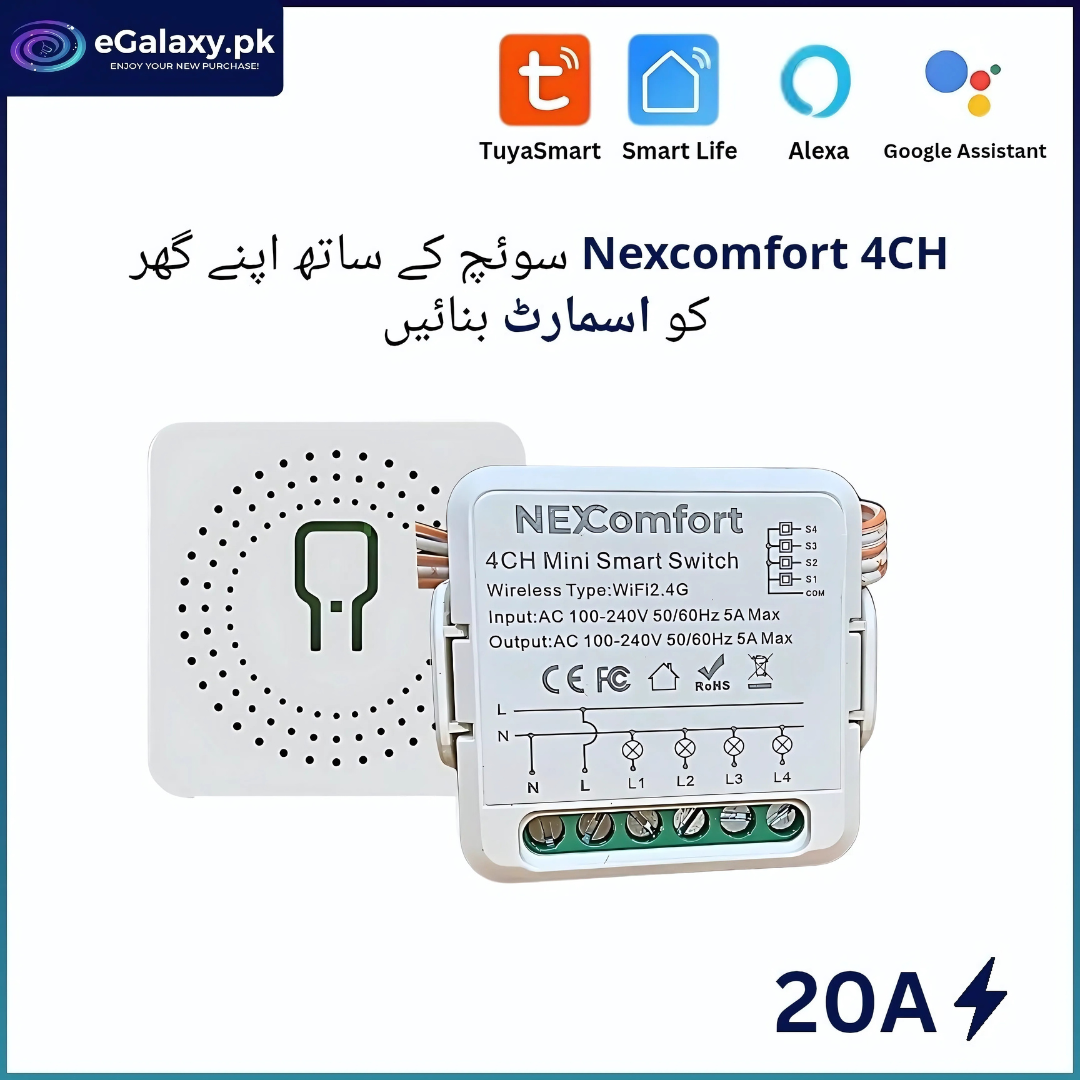 4CH Smart Switch 20A 4CH Smart Switch 20A