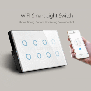 8 Gang WiFi Touch Switch