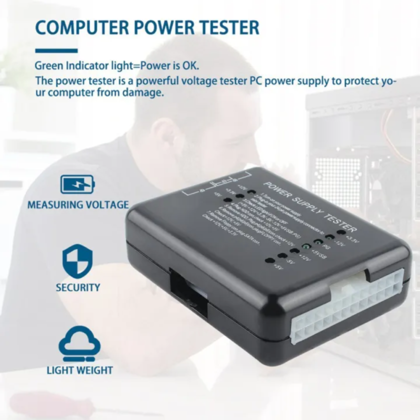 ATX Power Supply Tester | Professional Computer PSU Diagnostic Tool For ...