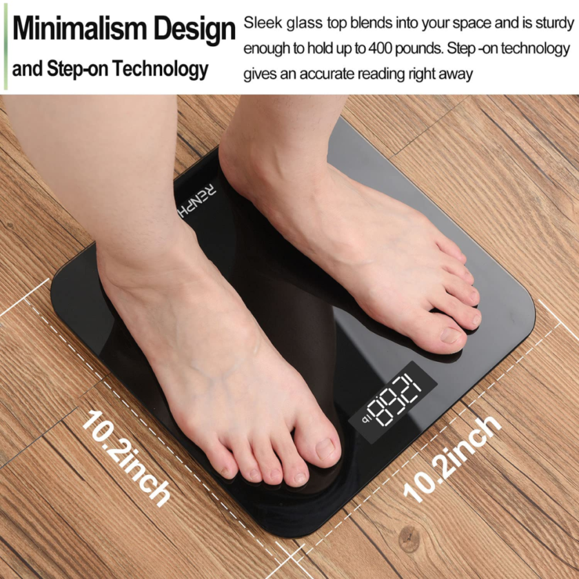 RENPHO Bathroom Scale | Digital Body Weight Scale With LED Display ...