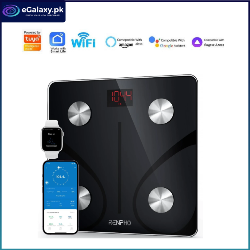 RENPHO Smart Body Scale – Bluetooth Bathroom Scale For Weight, BMI ...