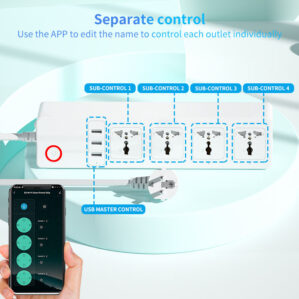 Smart WiFi Power Strip