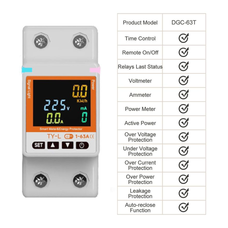 Smart Circuit Breaker 63A 