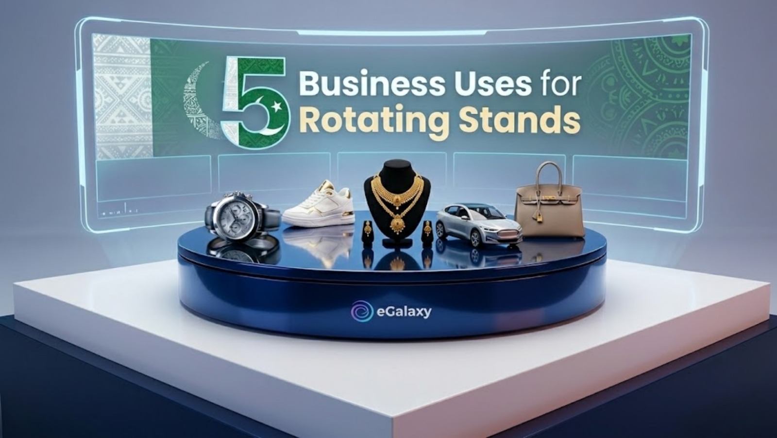 5 Business Uses for Rotating Stands That Pakistani Sellers Need to Know (2026) 1 5 Business Uses for Rotating Stands