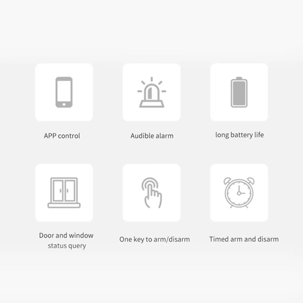 Smart Security Sensor & Buzzer Alarm | WiFi Door & Window Alert 16 Smart Security Sensor & Buzzer Alarm