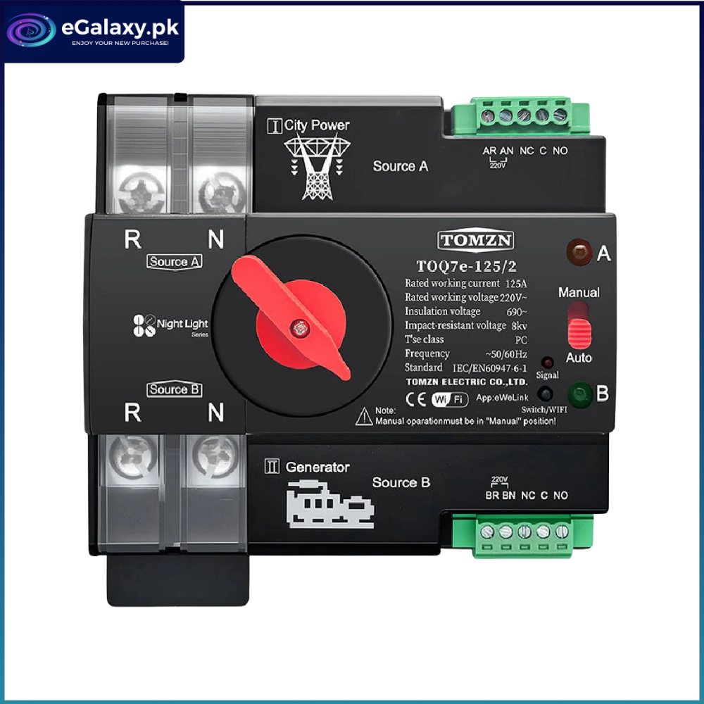 TOMZN Smart Changeover ATS Switch 2P
