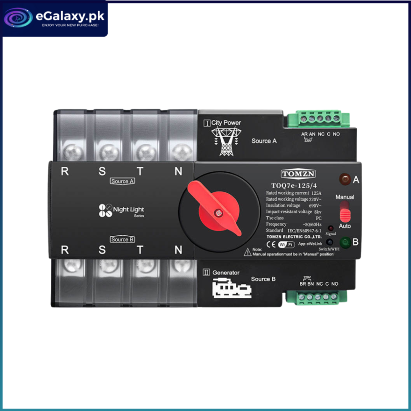 Home New 5 TOMZN Smart Changeover ATS Switch 4P