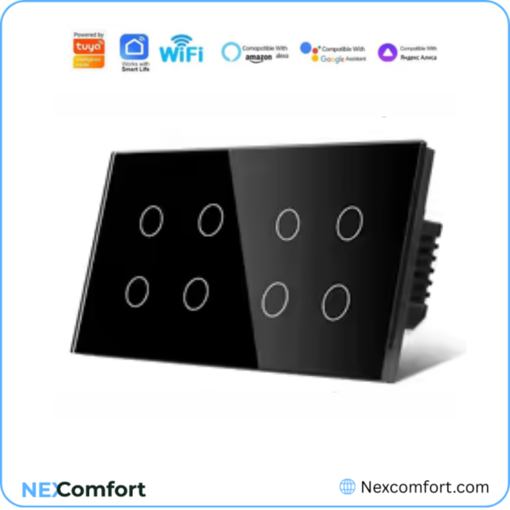 8 Gang WiFi switch Circle icon Black 1 8 Gang WiFi switch 3 | 8 Gang WiFi switch Circle icon Black