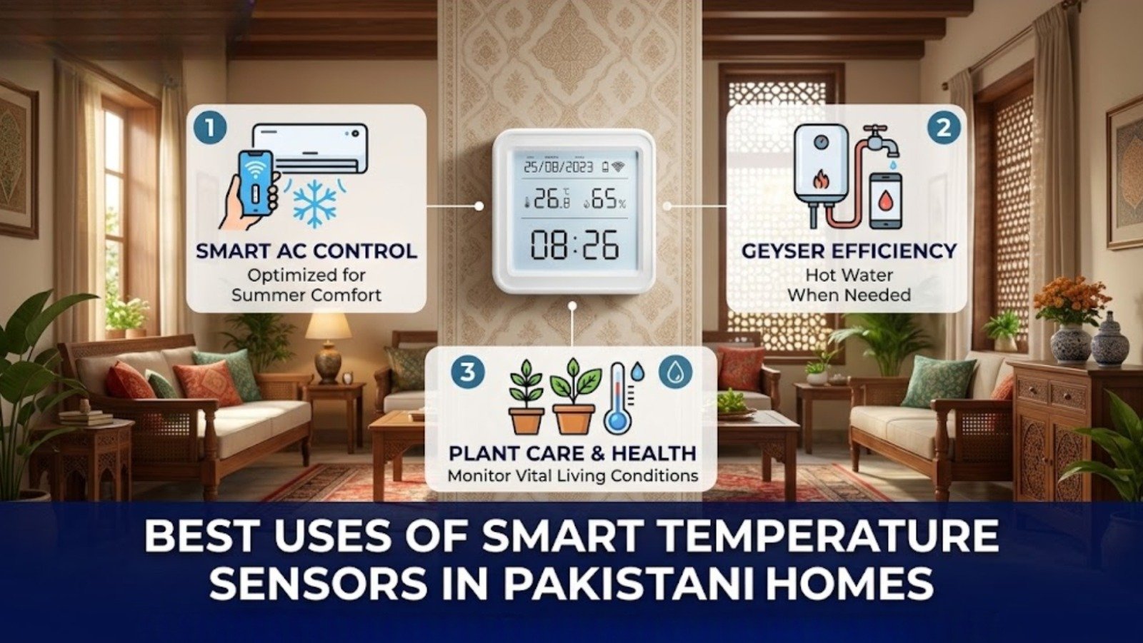 Best Uses of Smart Temperature Sensors in Pakistan