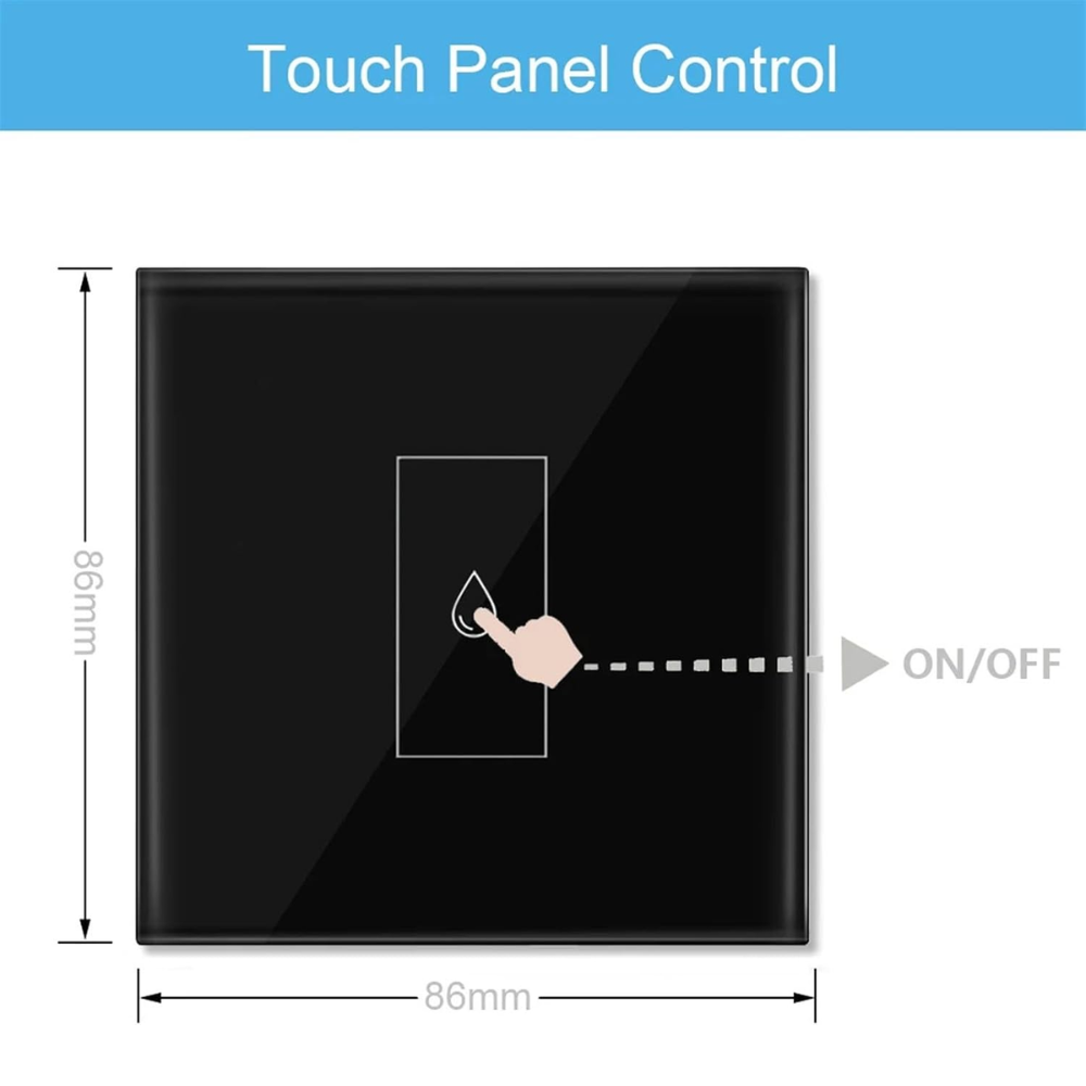Smart 20A Boiler Switch WiFi β Water Heater & Geyser Touch Controller | With Power Moniter 7 Smart 20A Boiler Switch WiFi