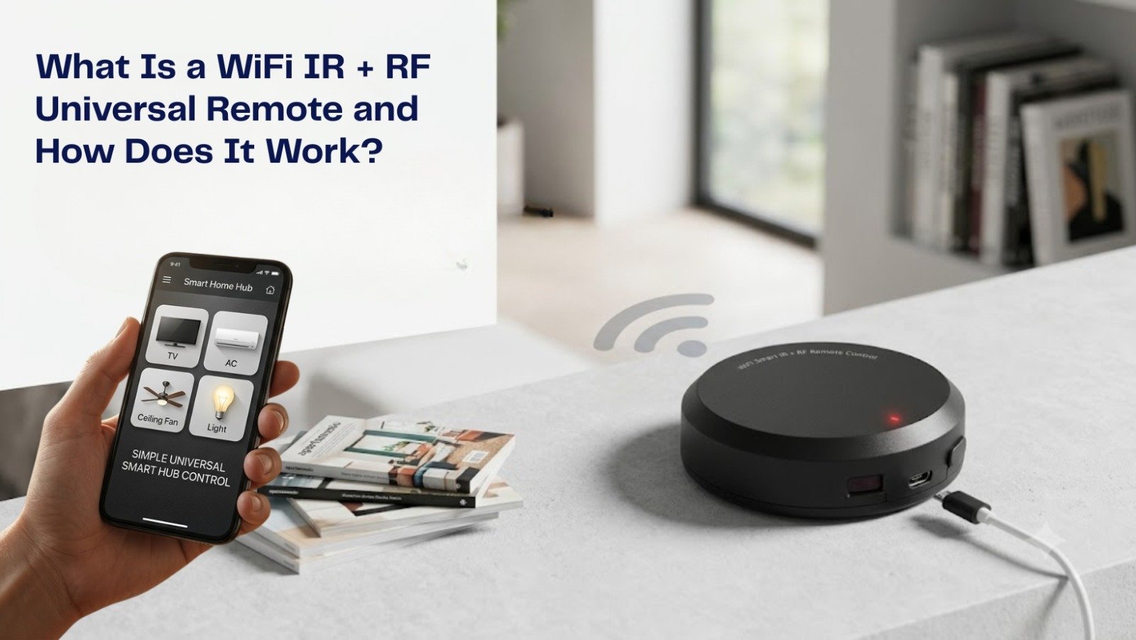 What Is a WiFi IR + RF Universal Remote and How Does It Work?