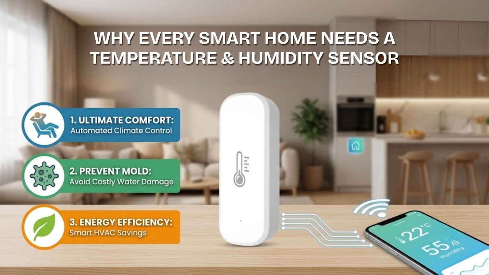 Why Every Smart Home Needs Temperature & Humidity Sensor