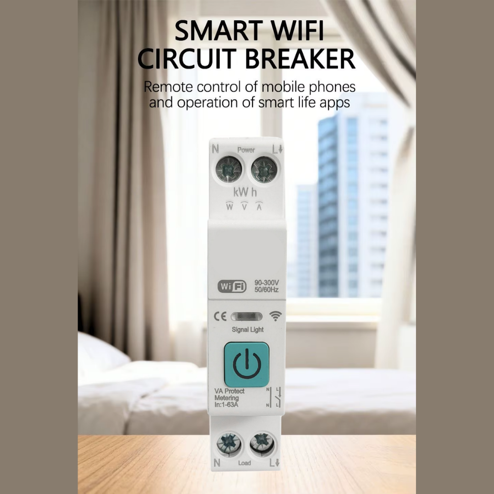 63A 1P+N Breaker | WiFi Smart Switch with Energy Metering 7 63A 1P+N Breaker | WiFi Smart Switch with Energy Metering - Image 6
