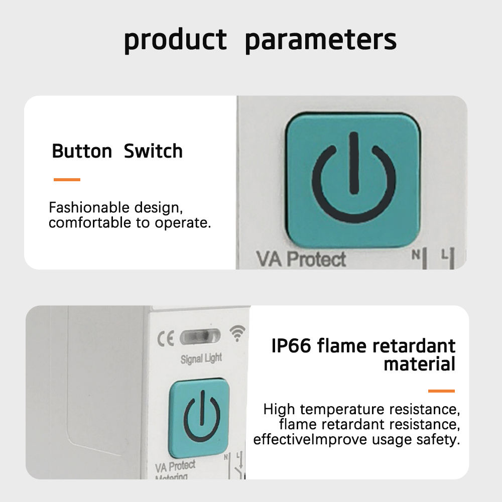 63A 1P+N Breaker | WiFi Smart Switch with Energy Metering 6 63A 1P+N Breaker