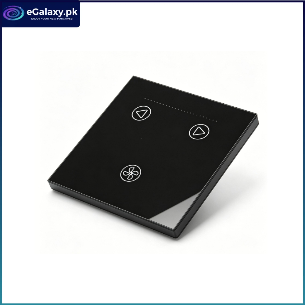 Smart WiFi Fan Dimmer Black