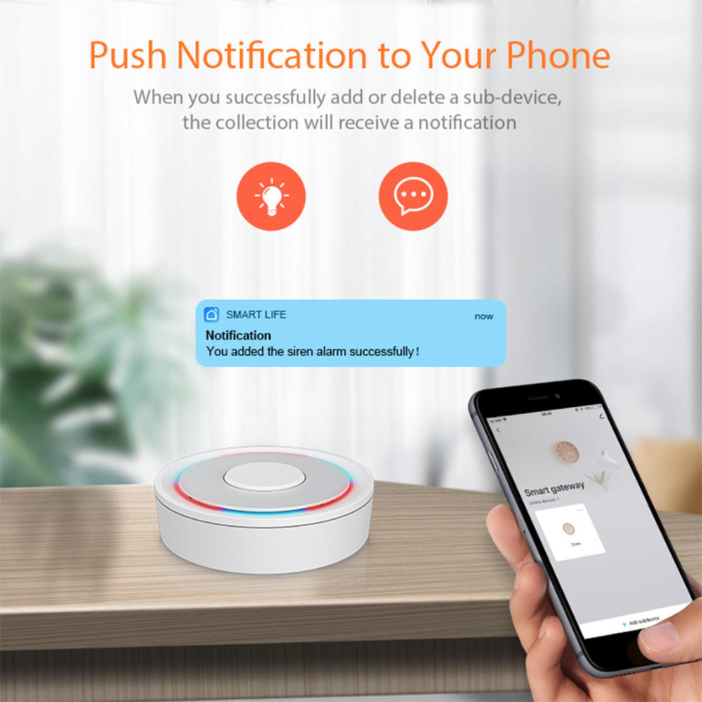 Smart Zigbee Wired & Wireless Gateway Hub 6 Smart Zigbee Wired & Wireless Gateway