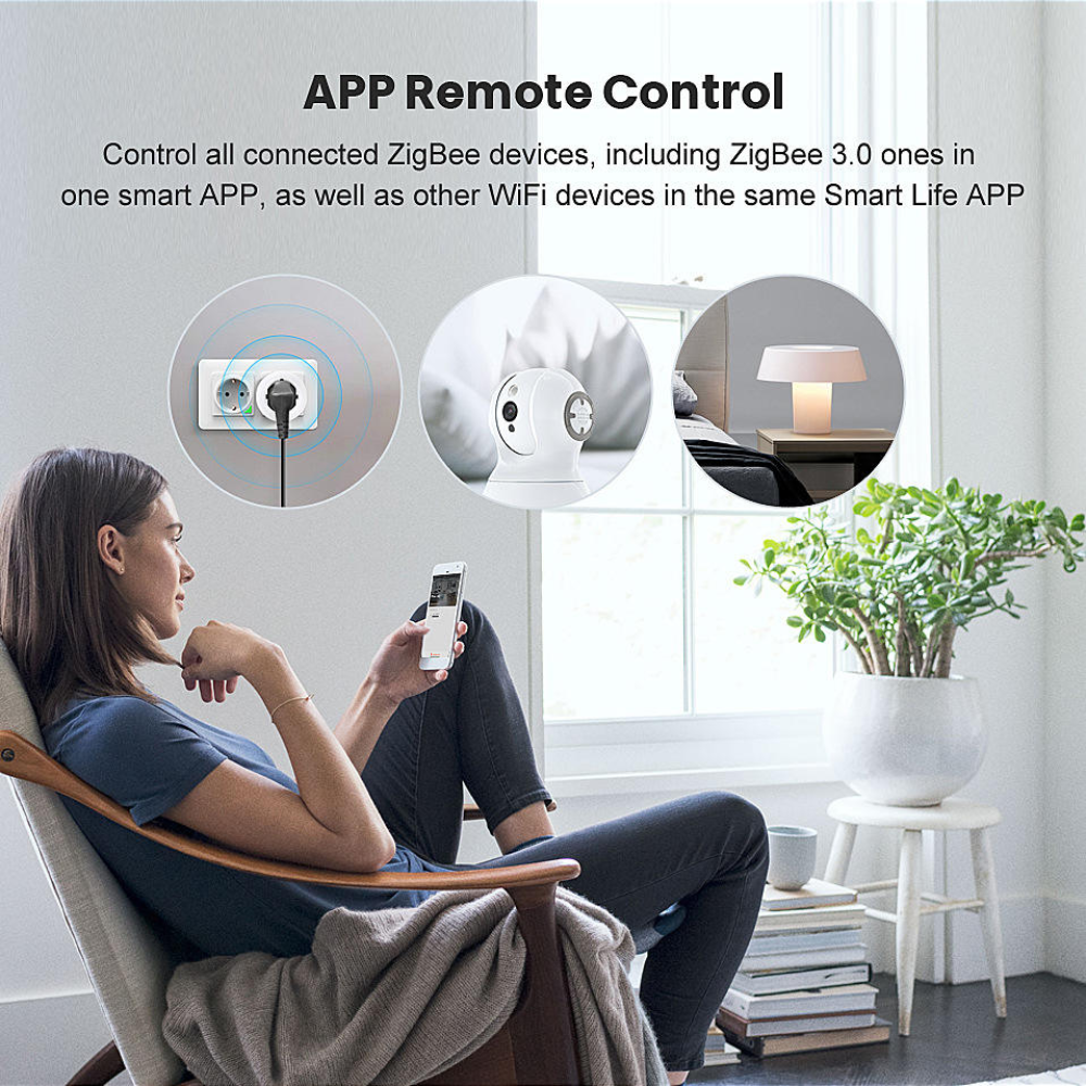 Smart Zigbee Wired & Wireless Gateway Hub 4 Smart Zigbee Wired & Wireless Gateway