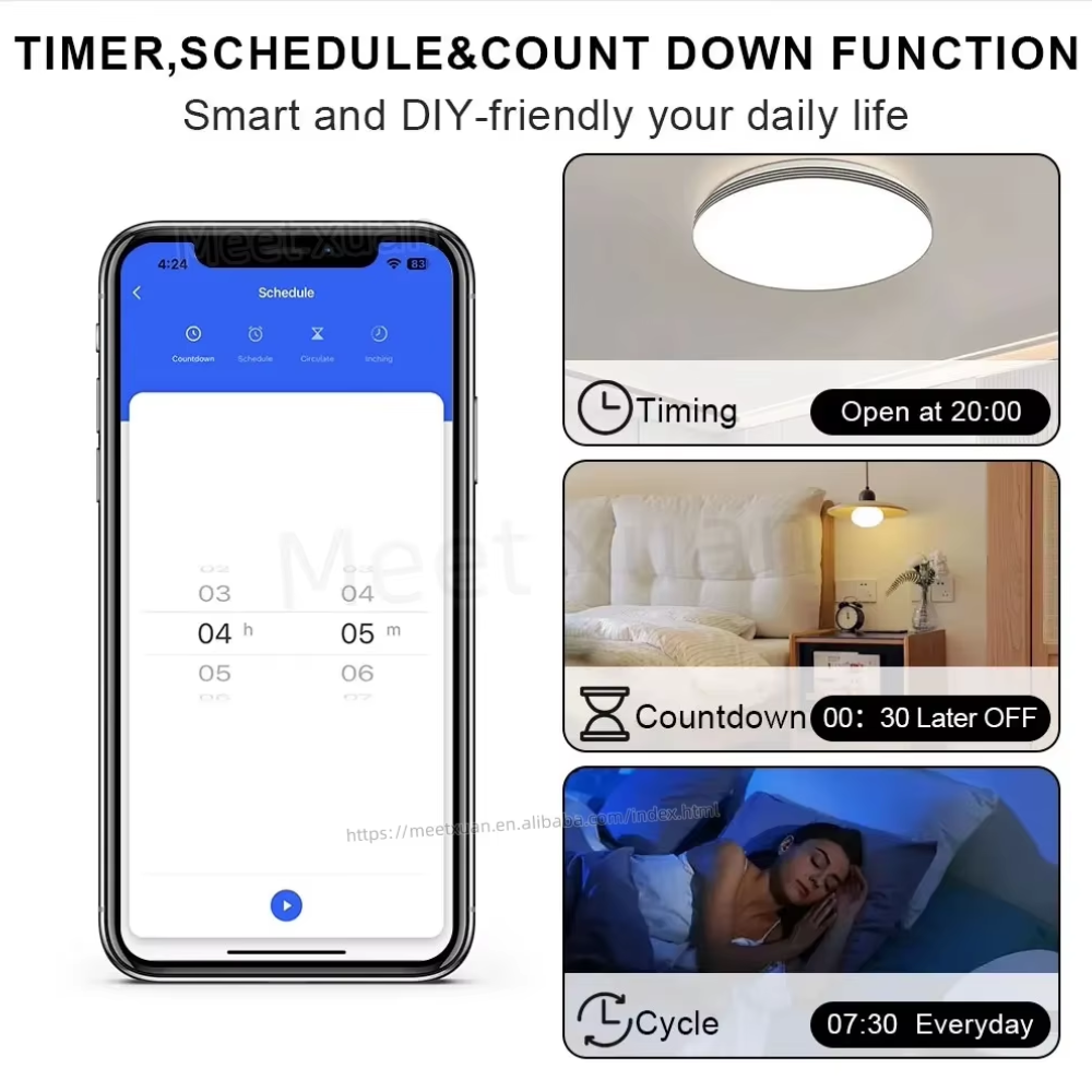 WiFi Fan Dimmer Switch | Glass Touch Panel White | Fan Speed & Light Control 5 WiFi Fan Dimmer Switch