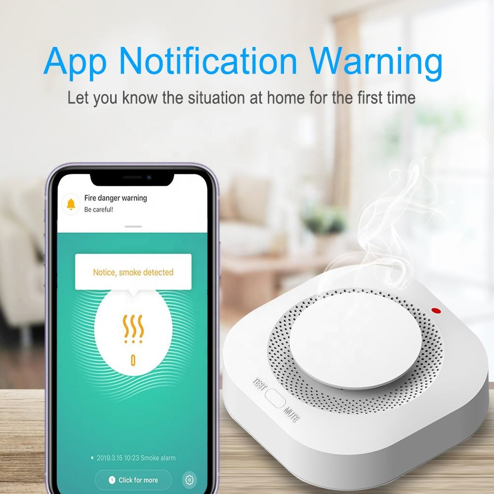 Zigbee Smoke Detector For Home Protection 6 Zigbee Smoke Detector
