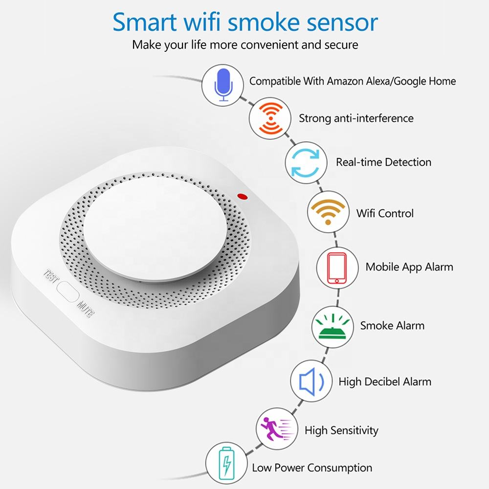 Zigbee Smoke Detector For Home Protection 5 Zigbee Smoke Detector