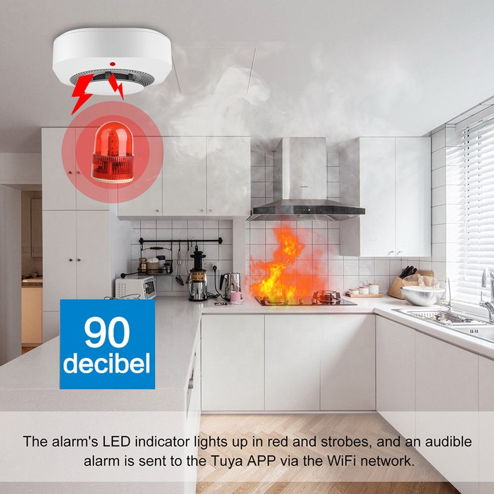 Zigbee Smoke Detector For Home Protection 4 Zigbee Smoke Detector
