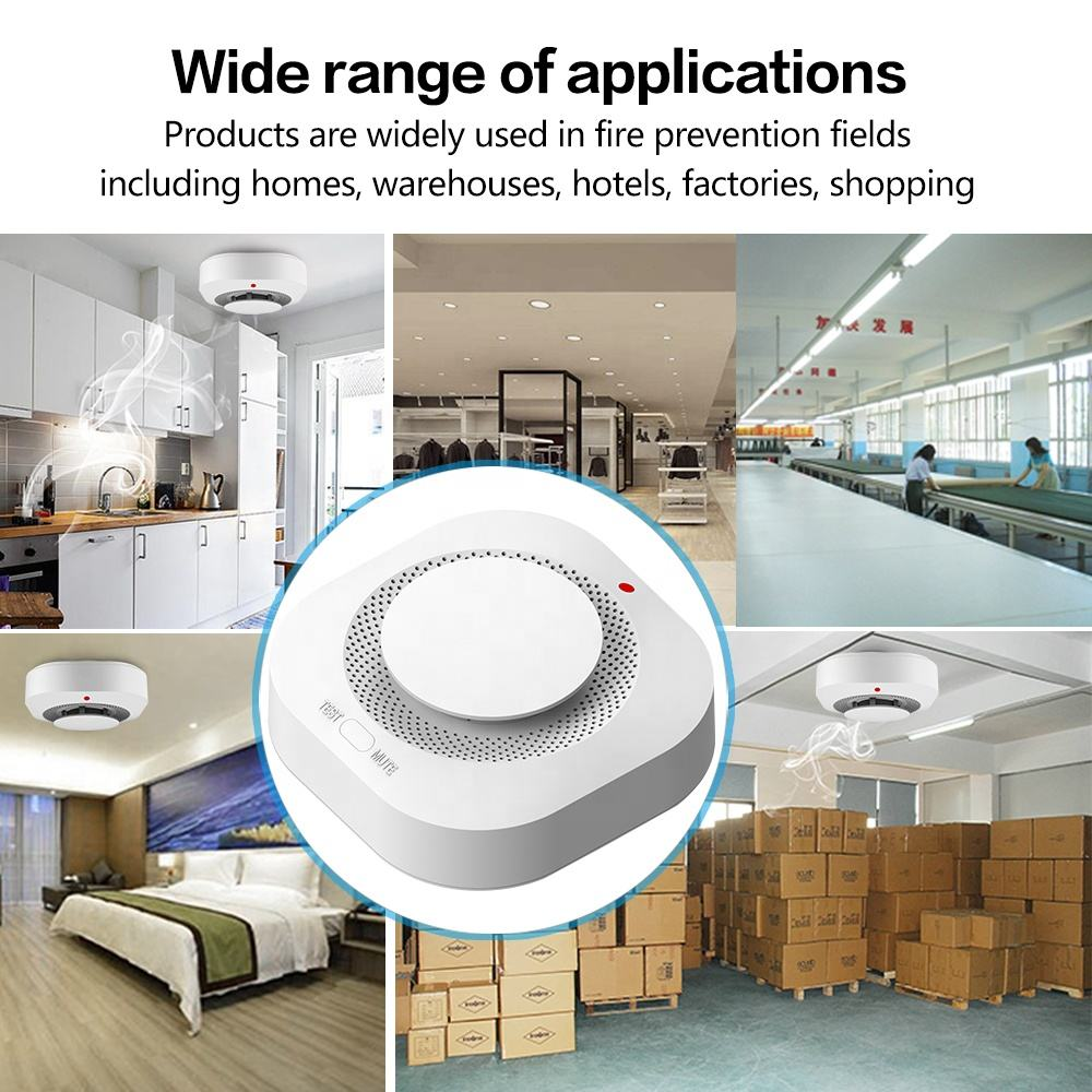 Zigbee Smoke Detector For Home Protection 3 Zigbee Smoke Detector